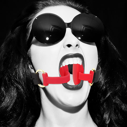 Wholesale Soft Ball Gag with Silicone Lips Mouth Plug Model Show